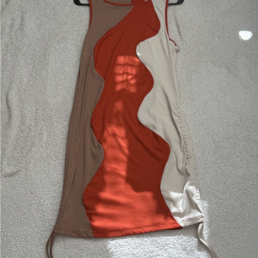 Colorblock Sleeveless Dress